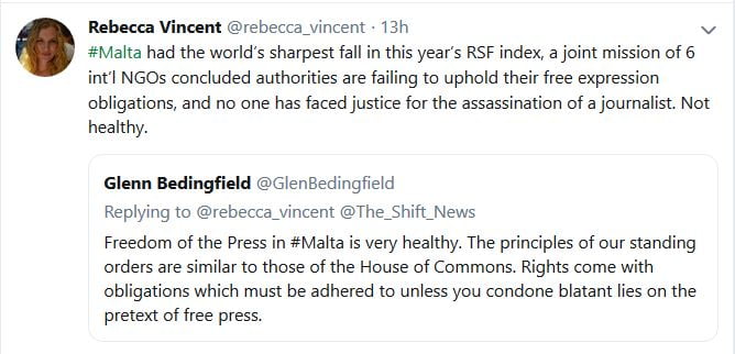 RSF reply Glenn Bedingfield