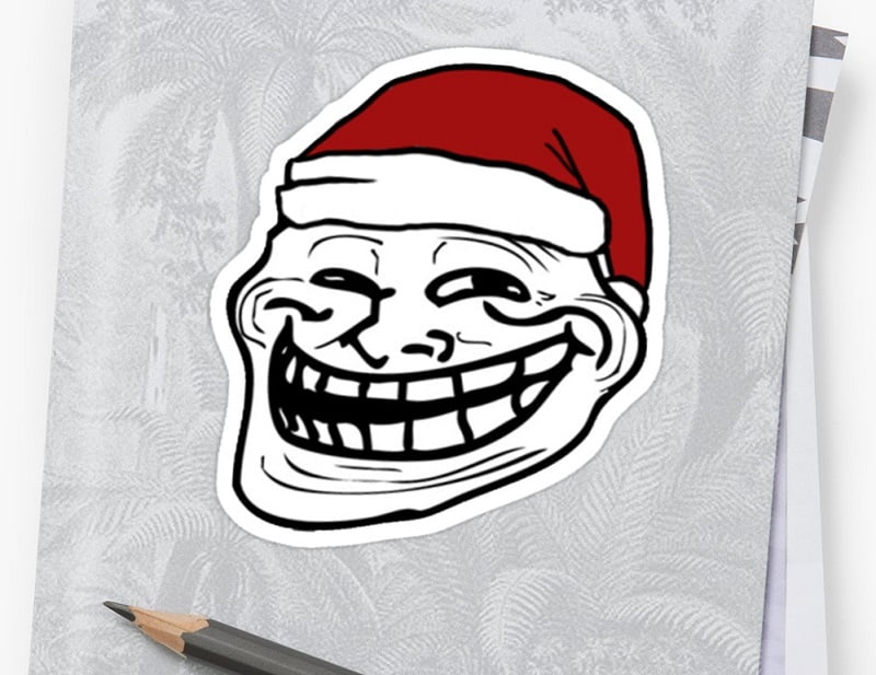 christmas troll face