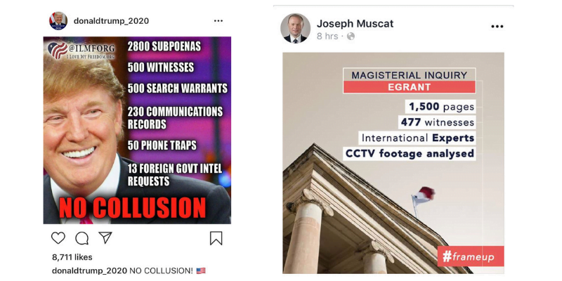 Trump Muscat No Collusion Frame Up