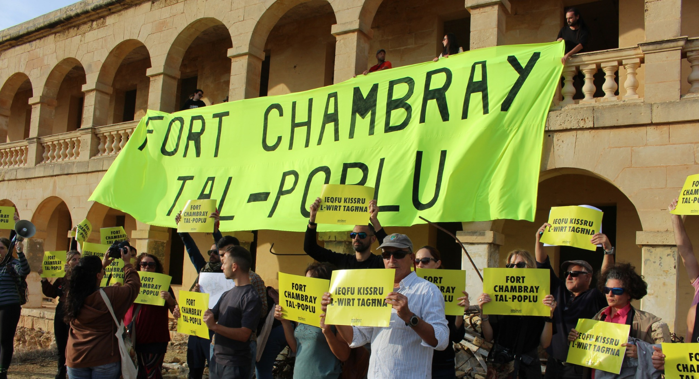 Fort Chambray barracks listed among Europe’s most endangered heritage sites